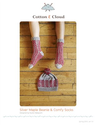 Silver Maple Comfy Sock and Beanie