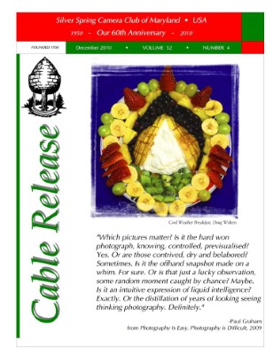December 2010 Cable Release, Vol. 52, No. 4