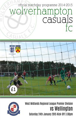 Wolverhampton Casuals v Wellington 24/1/15