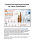 Premium Pharmaceutical Ampoules by Kapoor Glass Experts 