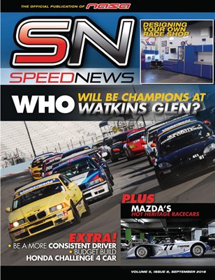 NASA Speed News September Issue 2016
