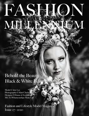 Fashion Millennium Model Magazine Black and White Edition 27