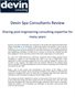 Devin Spa Consultants Review: Sharing pool engineering consulting expertise for many years