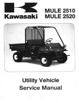 kawasaki mule 2510 2520 Utility Vehicle Service Manual