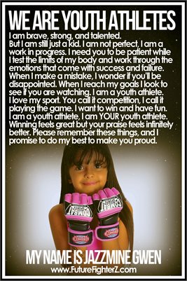 Jazzmine Gwen Youth Athlete - Poster