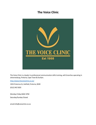 The Voice Clinic