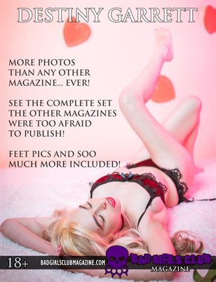 Destiny Garrett  - Sexy Busty Blonde Babe Dreams About You this Valentine's - Feet Pics Included - More than Any Magazine EVER!