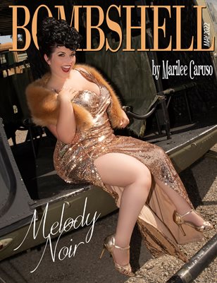BOMBSHELL Magazine May 2022 BOOK 2 - Miss Melody Noir Cover