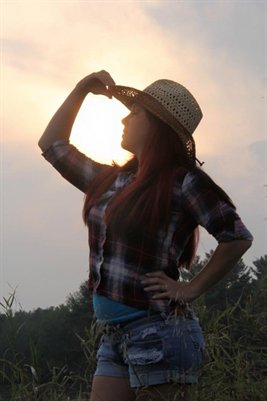 Sunset Cowgirl 
