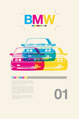BMW CMYK | E24 & E28 Poster