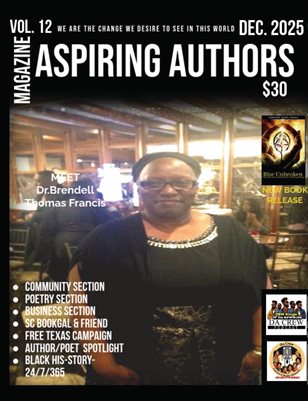 VOL.12 DEC. ASPIRING AUTHORS MAGAZINE