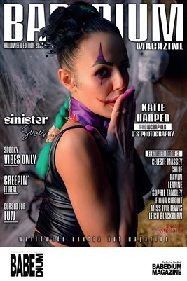 KATIE HARPER HALLOWEEN EDITION VOLUME FOUR - BABEDIUM MAGAZINE COVER POSTER