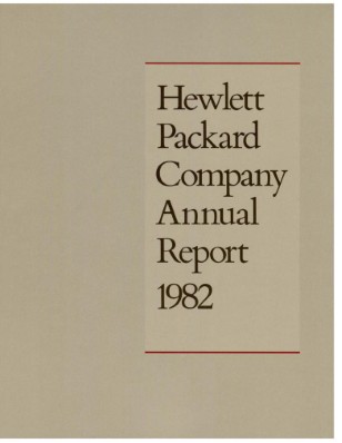 HP Annual Report 1982