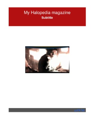 My Halopedia magazine