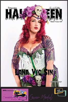Smitten Kitten Pinup Magazine Lana Vic Sin Volume 4 Issue 36 COVER POSTER
