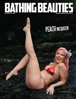 2026, Retro Lovely, Bathing Beauties VOL-11, Peach McQueen Cover.