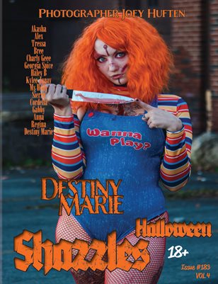 Shazzles Halloween Issue #183 VOL 4 Cover Model Destiny Marie