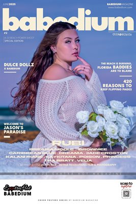 RUBI EXCLUSIVE ISSUE - BABEDIUM MAGAZINE COVER POSTER