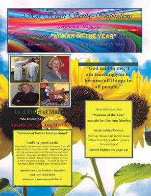 -His Heart Scribe- Devotional Magazine September Anniversary 2012 Issue