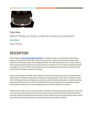 Which Philips air fryer is best for American kitchens?