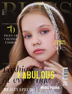 BLISS Magazine | The November Teen Edition | Vol.7 | 2025