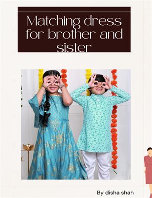 Perfect Matching Dresses for Brother and Sister
