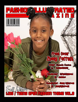Fashion Illustrated Magazine Kids / Teens Open Fashion Theme Vol. 8 Fall Edition
