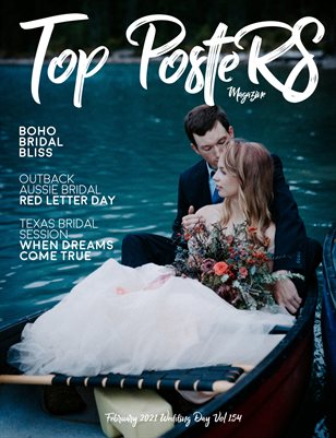  TOP POSTERS MAGAZINE - WEDDING DAY, FEBRUARY (Vol 154)