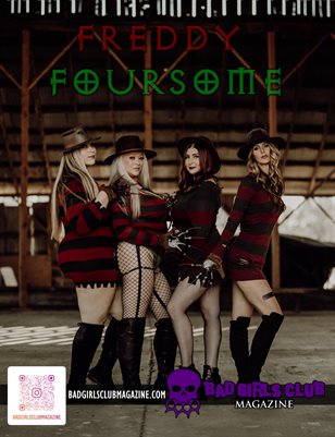 Freddy Foursome - Busty Sexy Blondes and a Busty BBW Stunning Red Hair Raven Haunt Your Nightmares