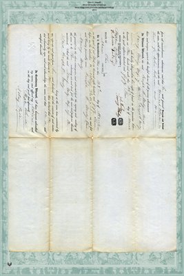 1853 Deed, Worley to Johnson/Johnston-Miami County, Ohio