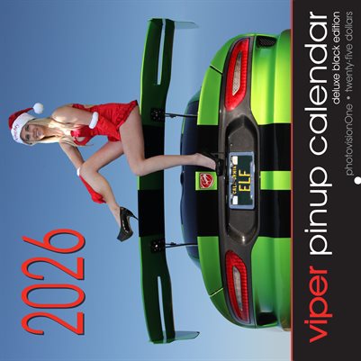 2026 Viper Pinup Calendar "Black Edition"