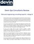 Devin Spa Consultants Review: Dela pool engineering consulting expertis i många år