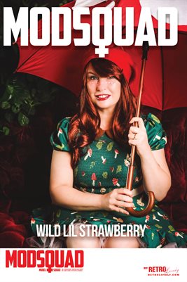MODSQUAD No.21 – Wild Lil Strawberry Cover Poster