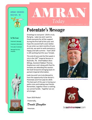 Amran Shriners - Amran Today 2019 3rd Quarter