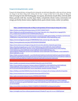 Trạng từ chỉ chừng độ (Grade)  -patado