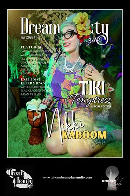 Tiki Temptress July 2025 Nikki Kaboom Poster