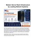 Modern Server Rack Infrastructure by Leading Network Systems 