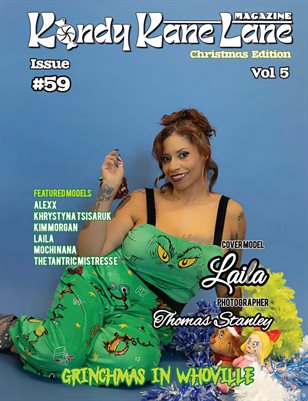 Kandy Kane Lane Magazine Issue 59 Cover Model Laila