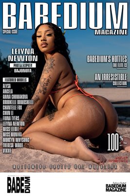 LEIYNA NEWTON SPECIAL ISSUE - BABEDIUM MAGAZINE COVER POSTER