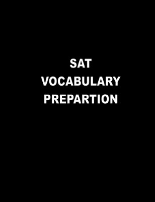 Vocabulary Lesson I