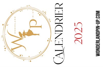 Calendrier 2025 Wonderland Pin-up (Version française)