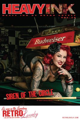 2026, Retro Lovely, Heavy INK VOL-20, Siren of the Circle Cover Poster.