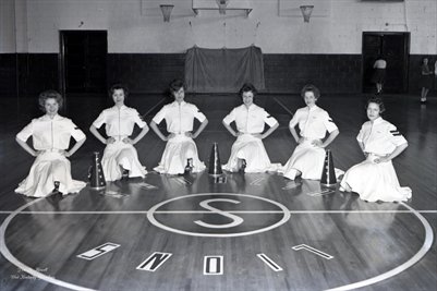 March 1, 1962 Sedalia High School Cheerleaders
