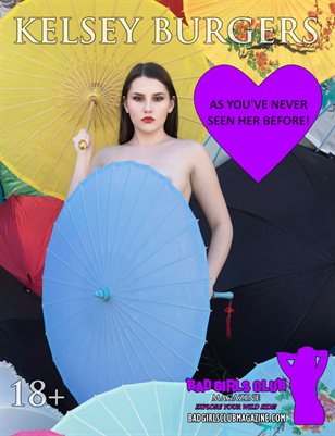 Kelsey Burgers - Sexy Busty Barely Legal Nude Naked Aussie Brunette Babe & Two Brollies As You've Never Seen Her Before!