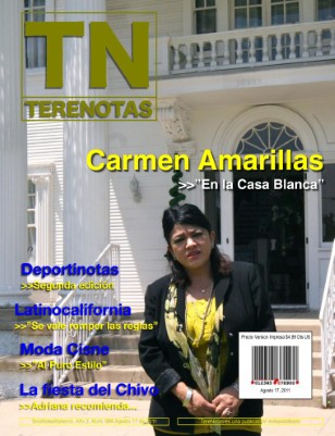 Carmen Amarillas... En la Casa Blanca