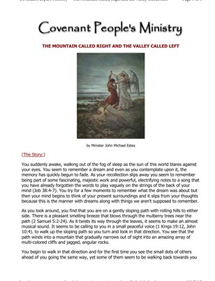 Mountain Called Right and Valley Called Left