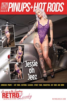 Pinups + Hotrods 2023 Vol. 3 – Jessie oh Jeez Cover Poster