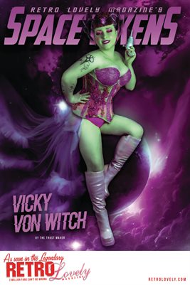 SPACE VIXENS Vol.3 – Vicky Von Witch Cover Poster