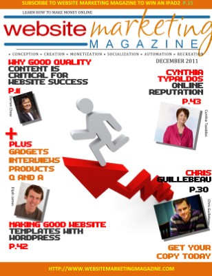 Website Marketing Magazine - December 2011 Edition - Learn How To Make Money Online
