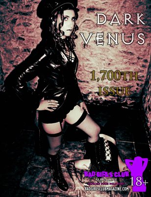 Dark Venus aka Dark Angel 666 - Sexy Busty Australian Dominatrix in Leather Gore Stomps a Submissive Man